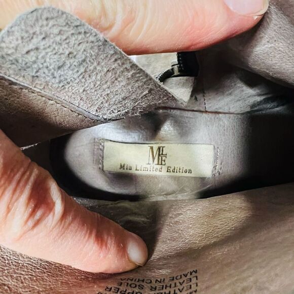 Mia Limited Edition Marrshal Gold Silver Star Embellished Suede Leather Ankle Bo - Picture 14 of 14